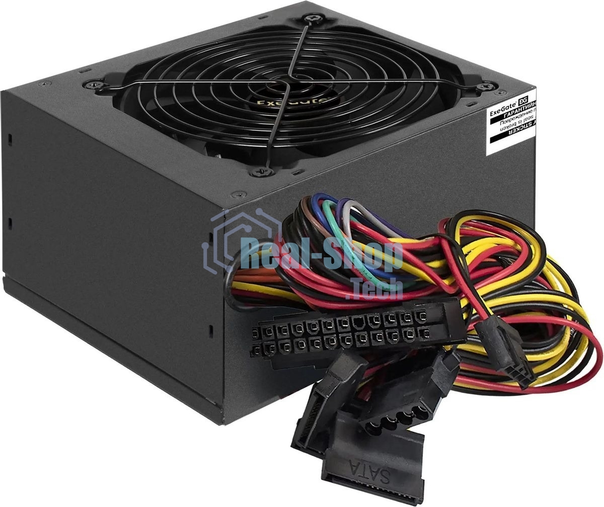 Блок питания ExeGate 750PPE, 750W, (ATX, APFC, PC, КПД 80% (80 PLUS), 12cm fan, 24pin, 2x(4+4)pin, 4xPCI-E, 6xSATA, 3xIDE, черный, кабель 220V в комплекте 1,8м)