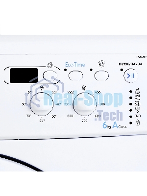 Стиральная машина Indesit IWSD6105 (CIS) L(R) белый, загр. фронтальная макс.: 6 кг 1000 об/мин класс: А