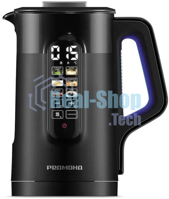 Чайник электрический Redmond KG225 1.5 л, 2200 Вт, черный
