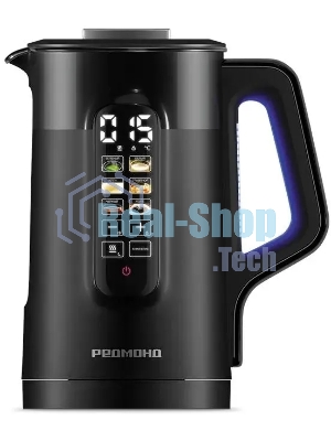 Чайник электрический Redmond KG225 1.5 л, 2200 Вт, черный