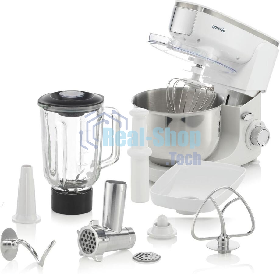 Кухонная машина Gorenje MMC1005W планетар.вращ. 1000Вт белый