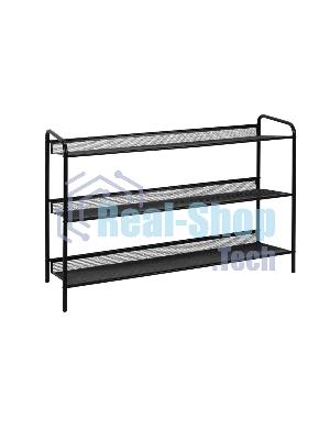 Подставка для обуви Женева 33 ПДО Ж33 Ч черный, 3 полки