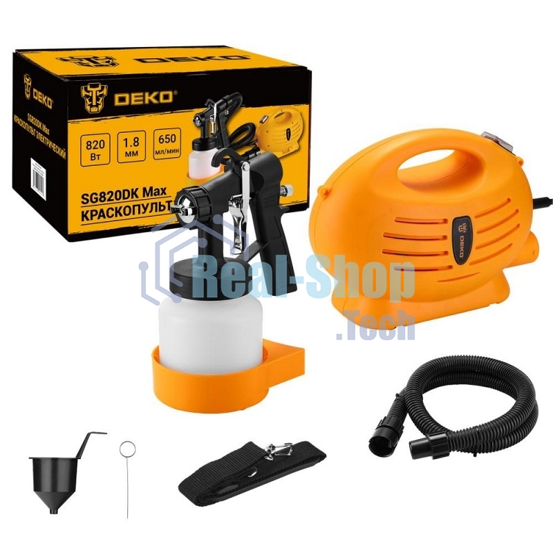 Краскопульт электрический DEKO SG820DK Max, 800 мл, 820Вт