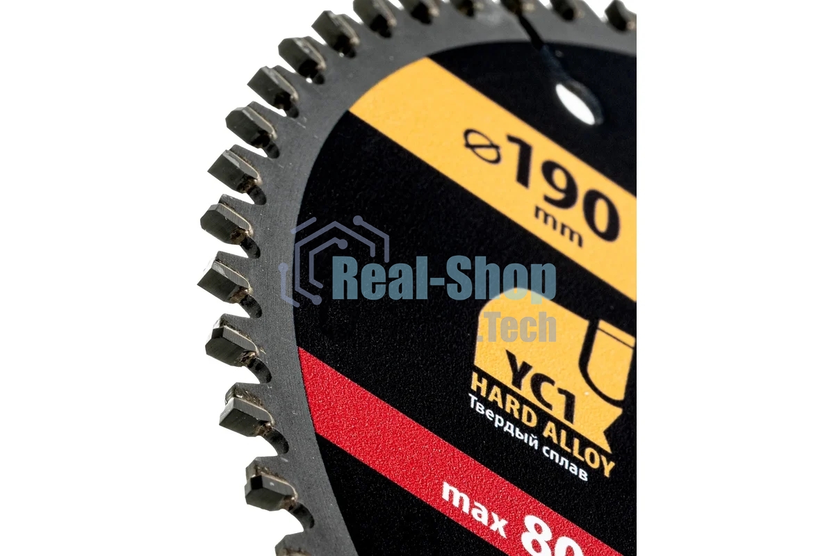 Пильный диск по алюминию Denzel ф190 х 30 мм, 64 зубьев 733777