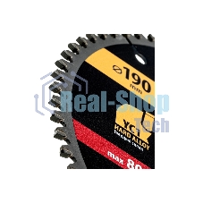 Пильный диск по алюминию Denzel ф190 х 30 мм, 64 зубьев