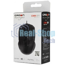 Мышь проводная CROWN CMM-311 черный