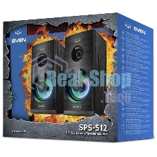 Акустическая система SVEN SPS-512 2.0 черные