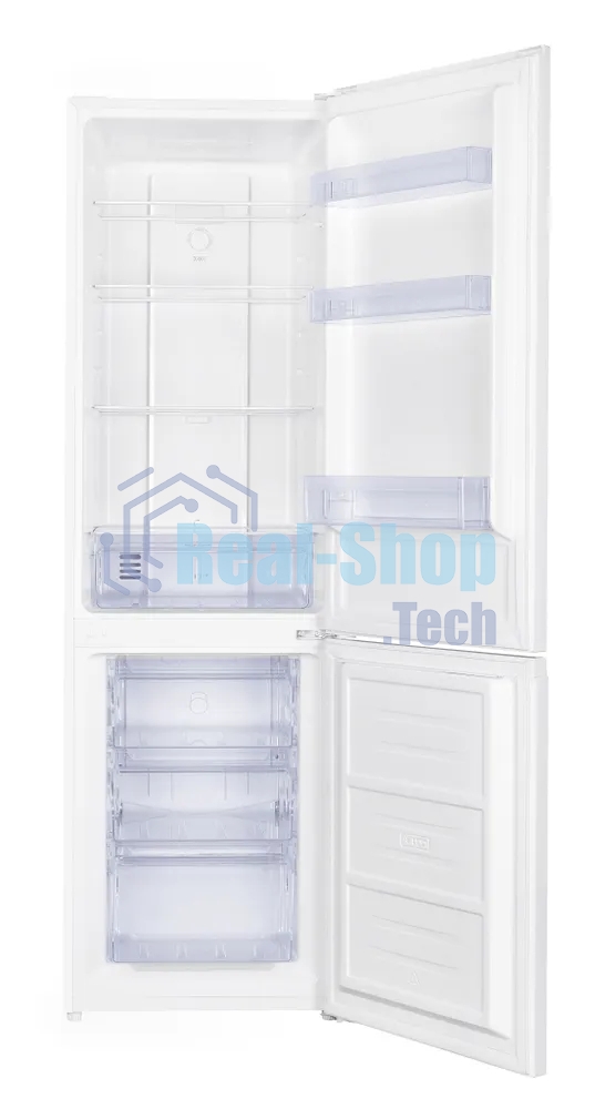 Холодильник Kraft KF-NF291W белый двухкамерный 230/70л морозилка снизу