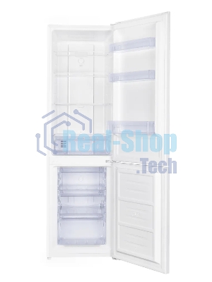 Холодильник Kraft KF-NF291W белый двухкамерный 230/70л морозилка снизу