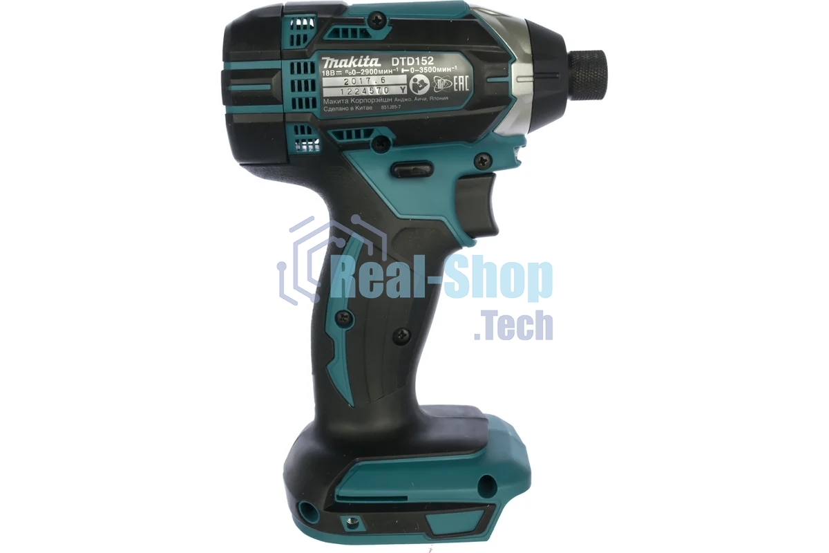 Дрель-шуруповерт аккумуляторная Makita DTD152Z, Аккумуляторная, 18В, Без АКБ и ЗУ, Ударный