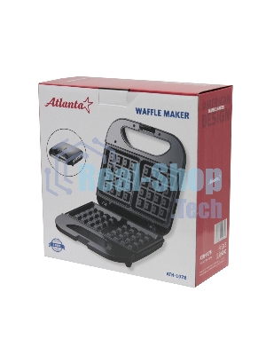 Вафельница Atlanta ATH-1078 черный