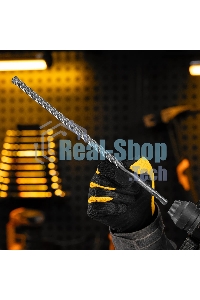 Бур по бетону Denzel цельная крестовая пластина, 12x315 мм, SDS PLUS