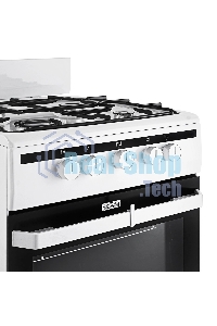 Плита газовая Hansa FCGW51001 белый, конфорок 4 шт, духовка 56 л, 50 см x 85 см x 60 см