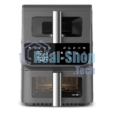 Аэрогриль Centek CT-3107 серый, 2800 Вт, 10 л, сенсор, 10 программ