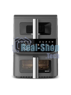 Аэрогриль Centek CT-3107 серый, 2800 Вт, 10 л, сенсор, 10 программ