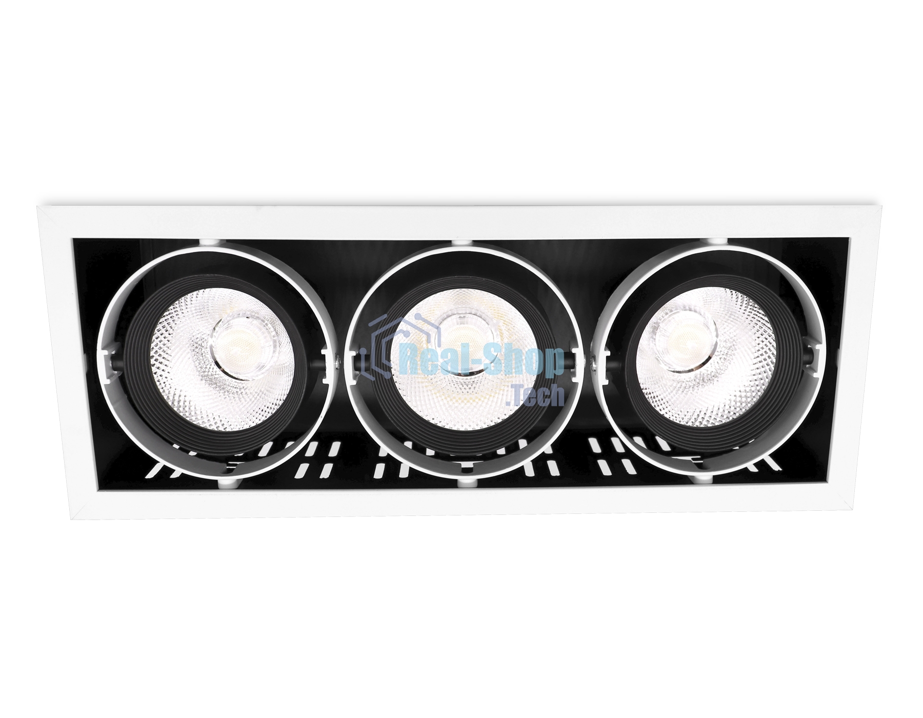 Корпус светильника T813 BK/CH 3*12W 4200K