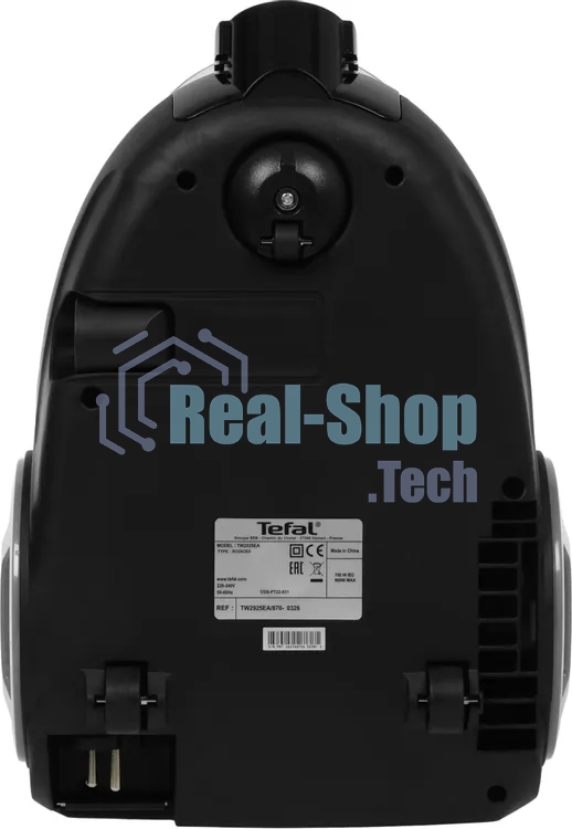 Пылесос Tefal TW2925EA черный, 750/2100 Вт, уборка сухая, пылесборник контейнер 1.2 л