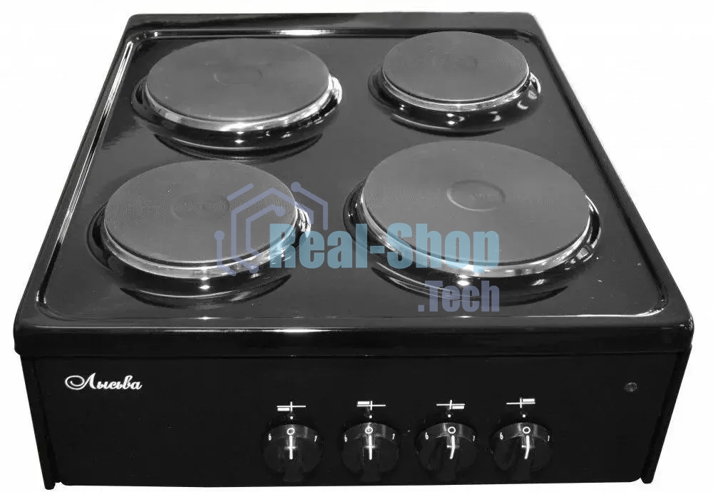 Плита настольная электрическая Лысьва ПЭН 40М черный стеллаж в компл. эмаль (настольная)