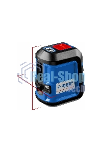 Нивелир лазерный Зубр КРЕСТ-15 (34902-2_z01) суперкомпакт, 15м, точн. +/-0,3 мм/м, держатель