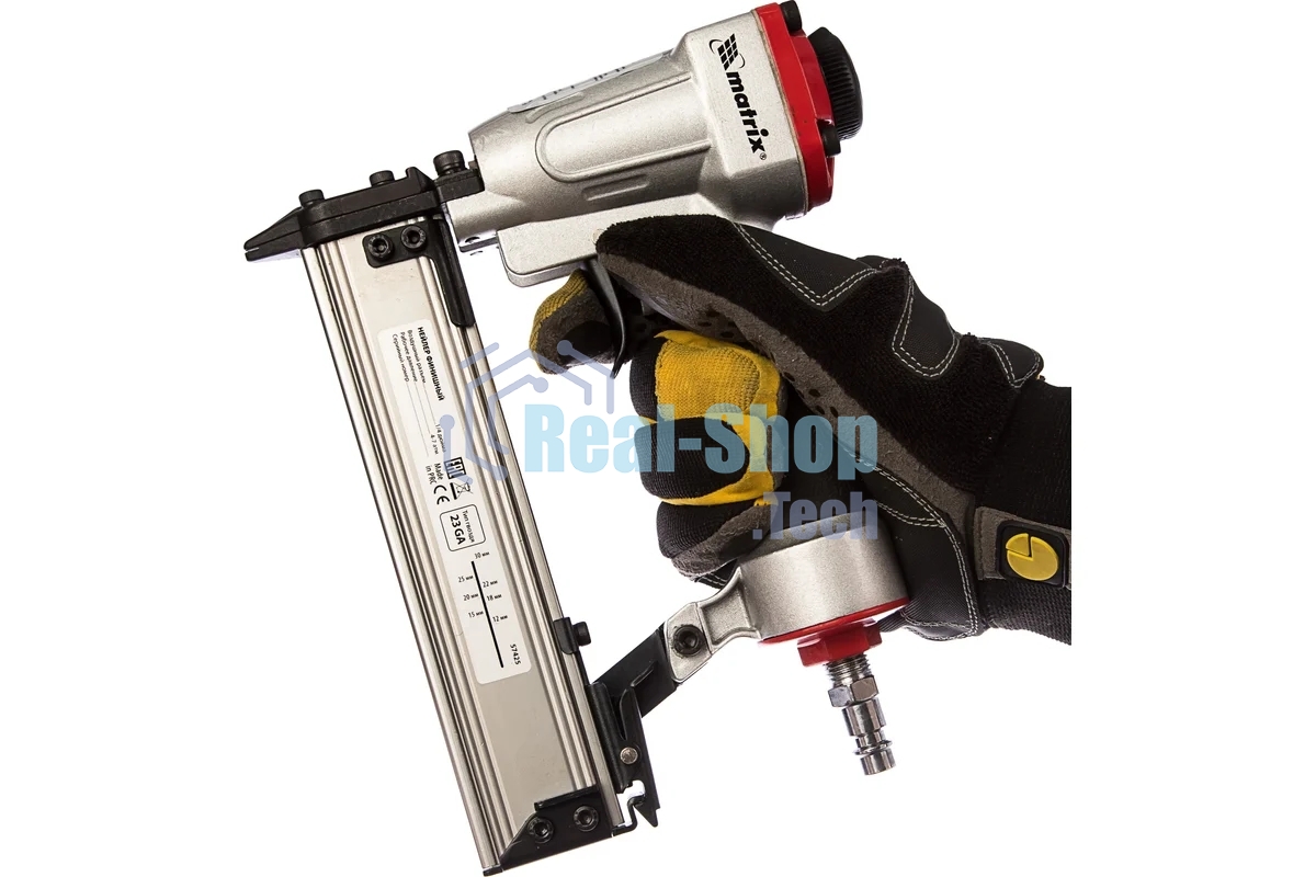 Нейлер Matrix финишный шпилькозабивной пистолет пневмат гвоздь 23GA диам, 0,64мм