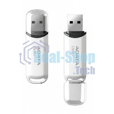 Флешка USB ADATA Classic C906 (AC906-64G-RWH), 64Gb, USB 2.0, R/W 15/5, белый