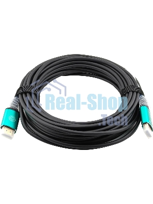 Кабель аудио-видео Cactus CS-HDMI-AOC-2.1-10 HDMI (m)/HDMI (m) 10м. позолоч.конт. черный