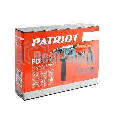 Дрель электрическая ударная PATRIOT FD 900h, 2 скорости, с ударом, мощность 1050Вт, макс.диаметр 16мм, глубиномер + дополнительная ручка