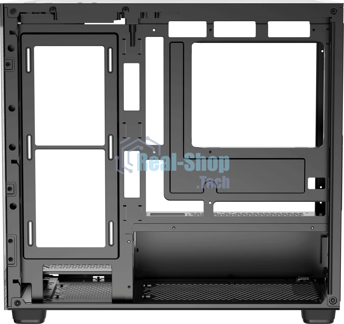 Компьютерный корпус Ocypus Gaммa C52 BK mATX/win/black/no PSU/Tempered Glass