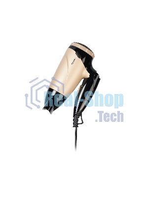 Фен Centek CT-2209 BLG черный/золотой перламутр, 1600 Вт, компактный