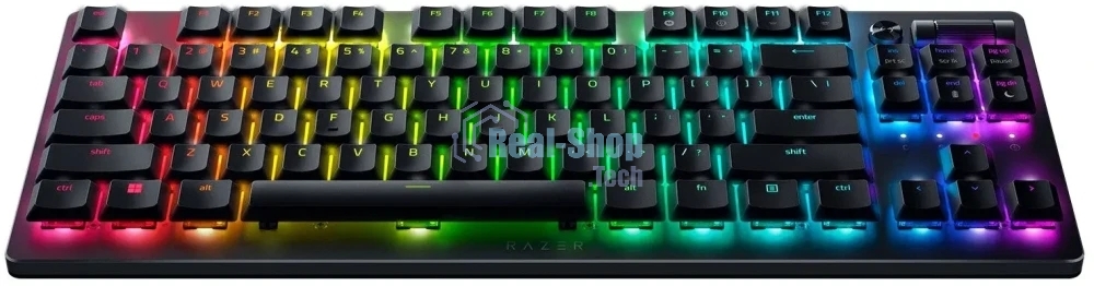 Клавиатура Razer DeathStalker V2 Pro Tenkeyless гибридная, USB Type-A, Bluetooth, радиоканал, чёрный