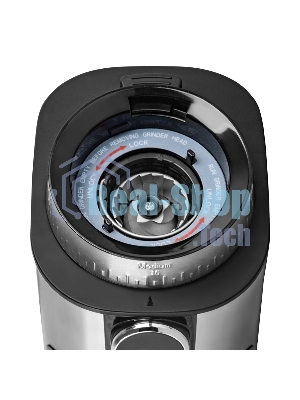 Кофемолка Endever COSTA-1067, 160 Вт, цвет стальной/черный, тип: жерновая, объем контейнера для кофе 250 г,32 степени помола