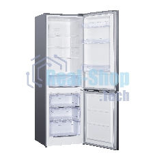 Холодильник Kraft KF-NF292X нержавеющая сталь двухкамерный 201/64л морозилка снизу