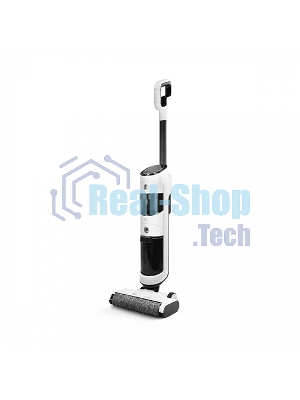 Моющий пылесос вертикальный BQ VCA1001W белый, питание от аккумулятора, 160 Вт, уборка влажная и сухая, пылесборник 0.6 л, бак для жидкости 0.7 л, работа от АКБ max 30 мин