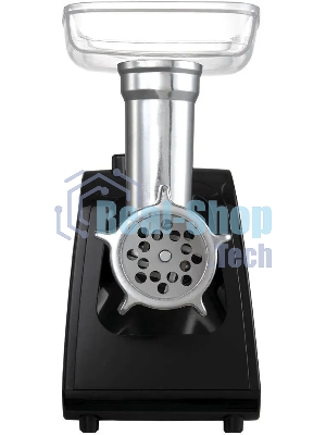 Мясорубка электрическая Centek CT-1604 Комбайн серый, 2200 Вт, 2.2 кг/мин, реверс, защита от перегрузки, насадки - 7