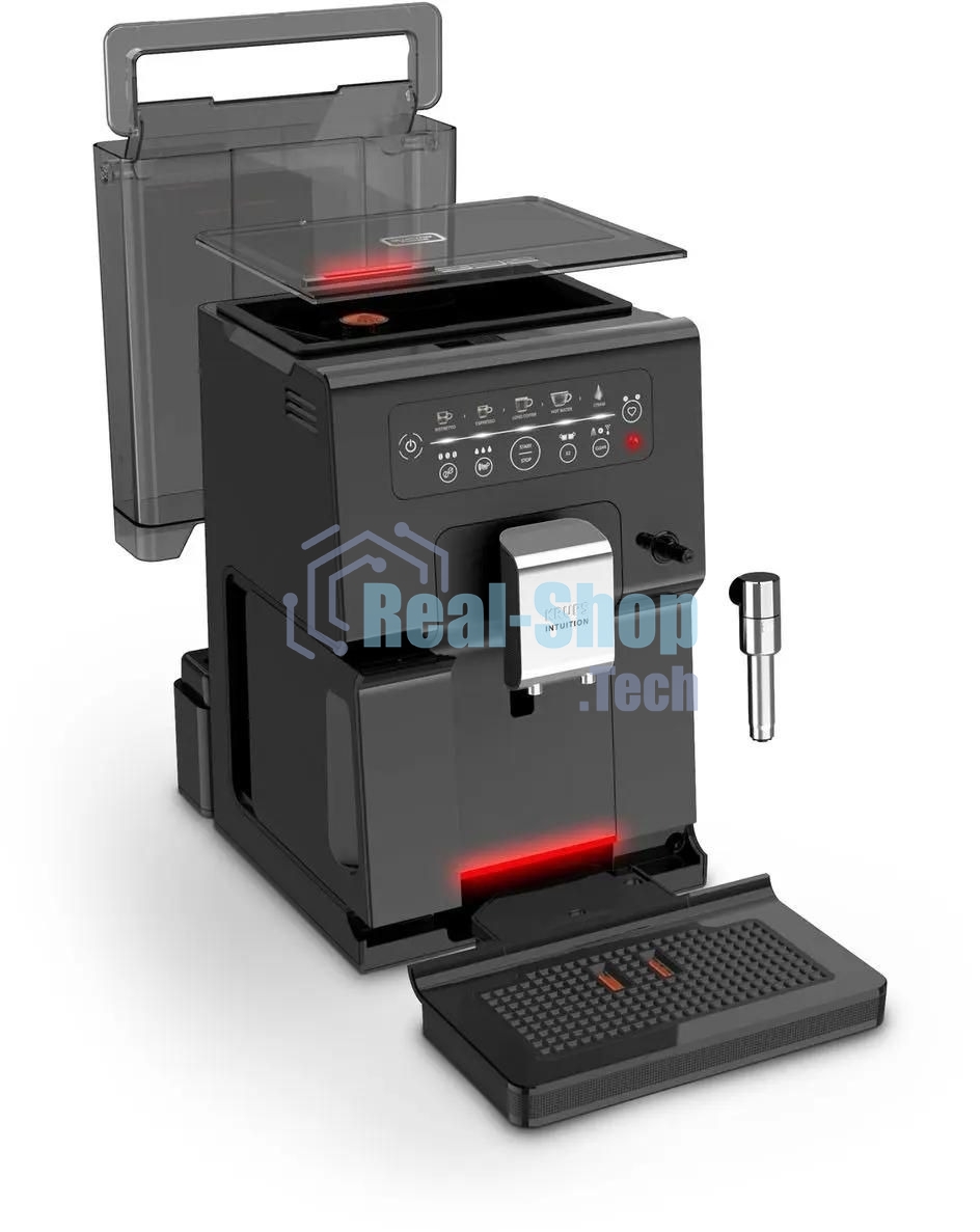 Кофемашина Krups Essential EA870810 1450Вт черный/нержавеющая сталь