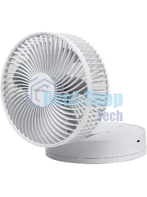 Вентилятор Centek CT-5042 белый, настольный, 12 Вт, 4 скорости, 19 см