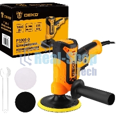Шлифмашина полировальная сетевая DEKO P1000-D, 125мм, 1000 Вт (083-1045)