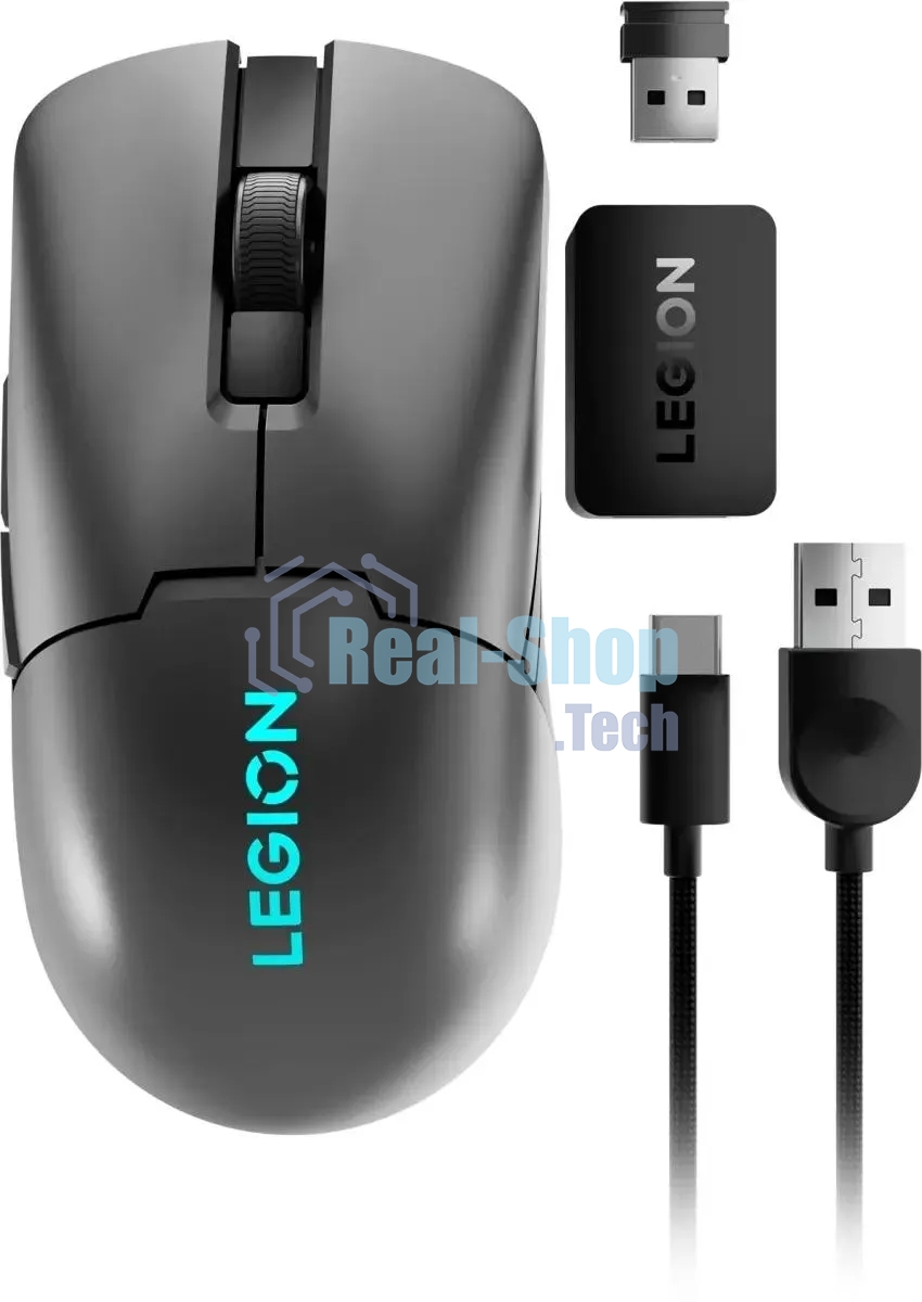 Мышь беспроводная Lenovo Legion M600s Wireless Gaming темно-серый оптическая 19000dpi BT/Radio USB (GY51H47354)