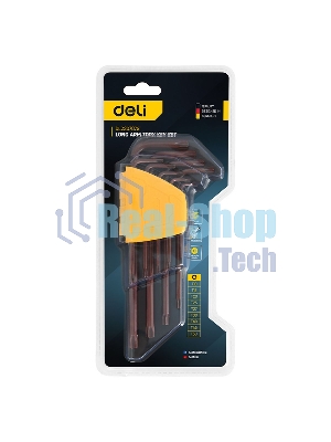 Ключ Deli Набор шестигранных ключей 