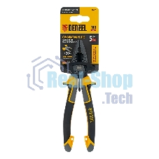 Плоскогубцы комбинированные Denzel 180 мм, трехкомпонентные рукоятки