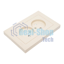 Розетка 2-м СП AtlasDesign 16А IP20 без заземл. защ. шторки в сборе беж. SE ATN000222