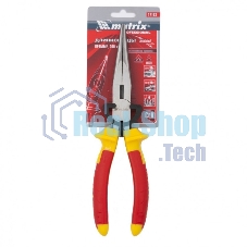 Длинногубцы прямые Matrix Insulated 17103 200 мм, двухкомпонентные рукоятки PROFESSIONAL