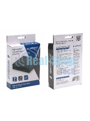 Кард-ридер Gembird FDI2-ALLIN1-02-B/черный/SD/T-Flash/Micro-SD/Micro-SDHC/Micro-SDXC/USB 2.0/метал