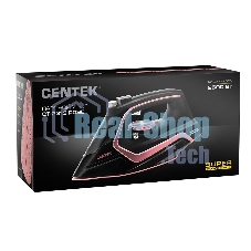 Утюг Centek CT-2313 розовый/черный, 2400 Вт, 50 г/мин, 185 г/мин, 350 мл