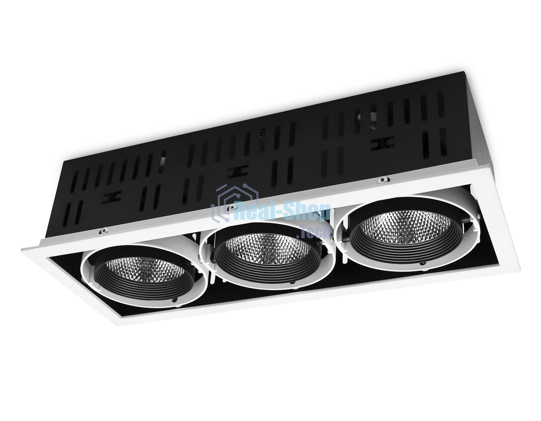 Корпус светильника T813 BK/CH 3*12W 4200K