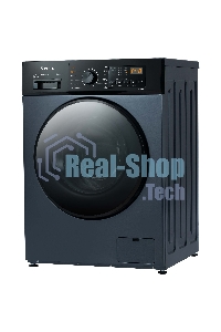 Стирально-сушильная машина Бирюса WMD-SM812/03 W перламутровый синий, загрузка фронтальная 8 кг, 1200 об/мин, класс: А+++