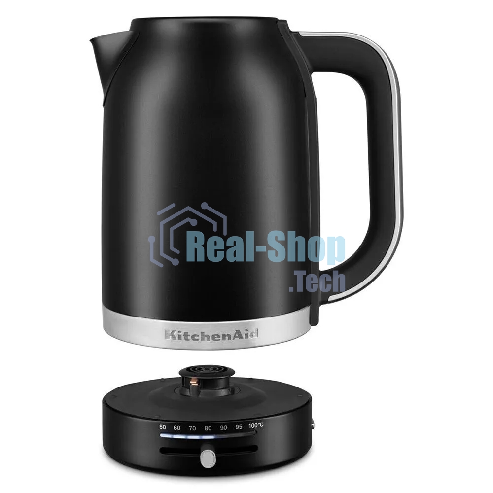 Чайник KitchenAid 5KEK1701EBM матовый черный, 1.7 л, 2400 Вт