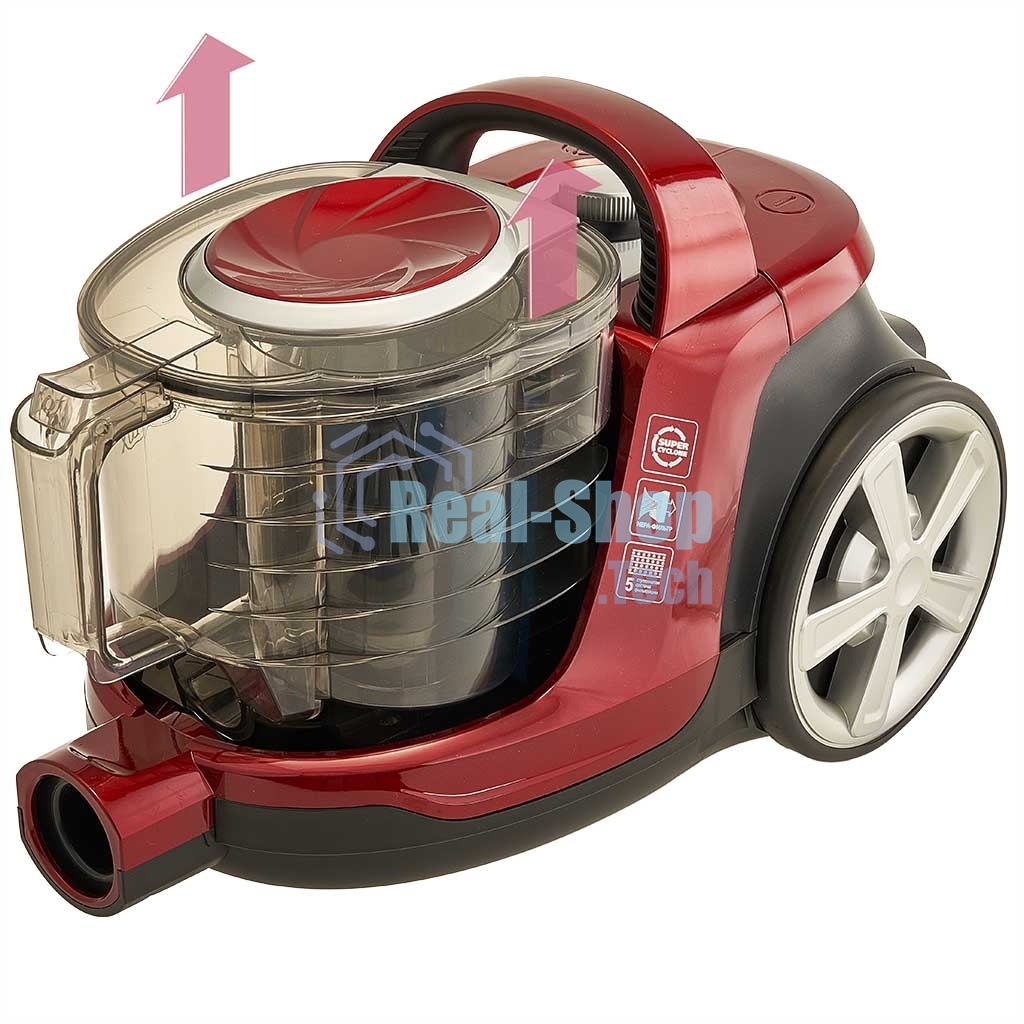 Пылесос DELTA LUX DE-3502 красный