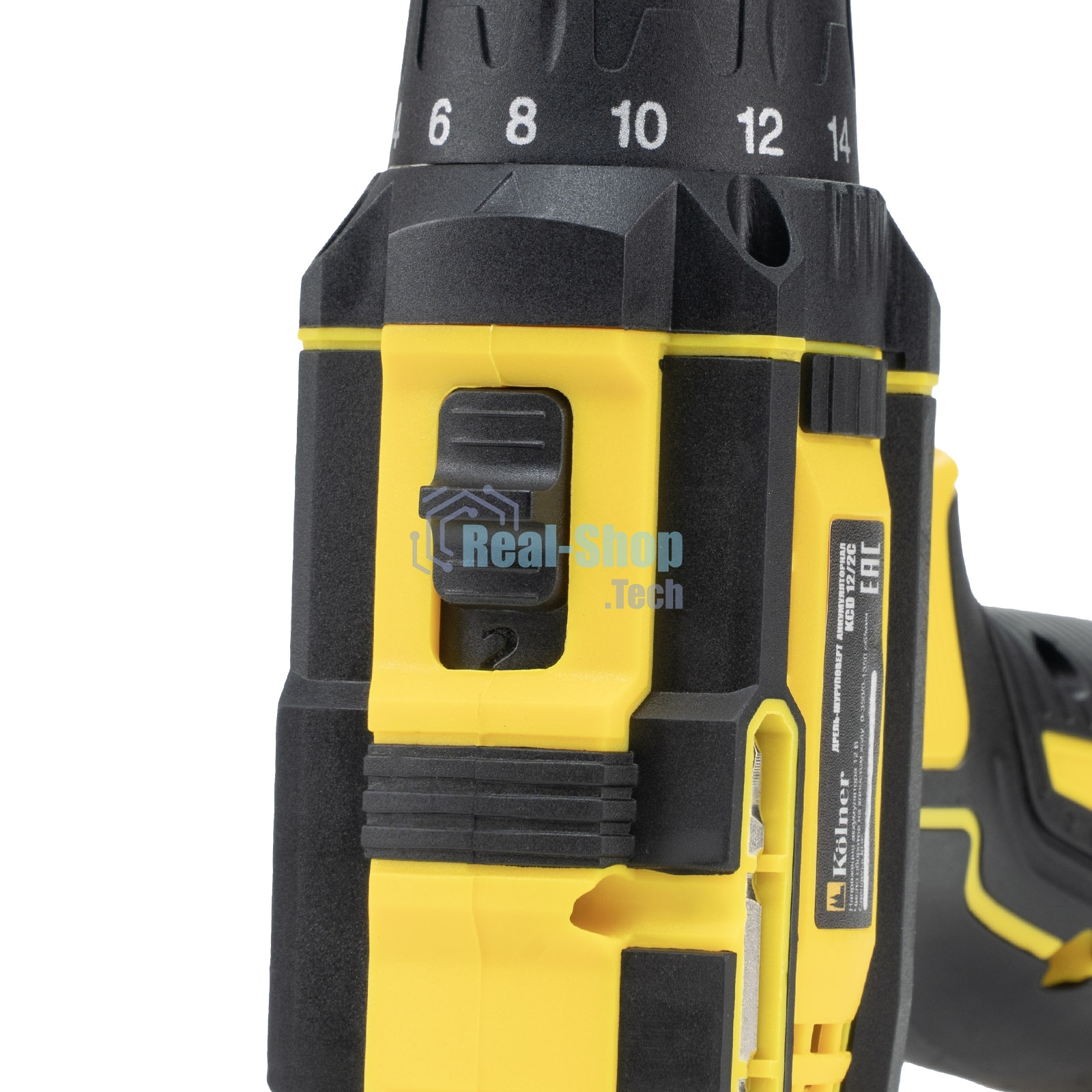 Дрель-шуруповерт аккумуляторная 12V 29 Нм KOLNER KCD 12/2C, БЗП 0,8-10мм, 0-350/1350 об/мин, 2 скорости, подсветка (2х1.5 А·ч, зу, кейс)