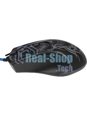 Мышь проводная Defender Bulletstorm GM-928 черный, 7200 dpi, USB, кнопки - 7